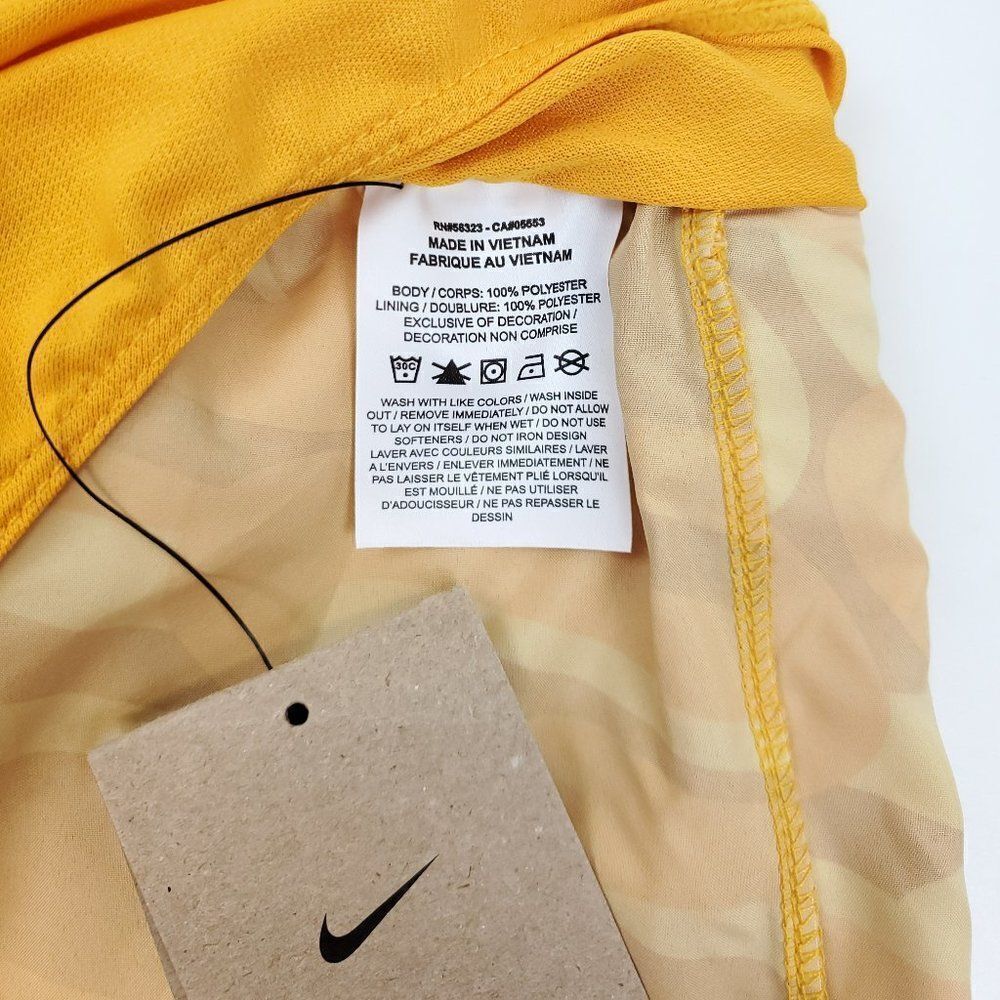 Nike Dri-FIT Icon Clash Tempo Luxe Women's Running Shorts Yellow DQ6117-752 - Picture 13 of 13